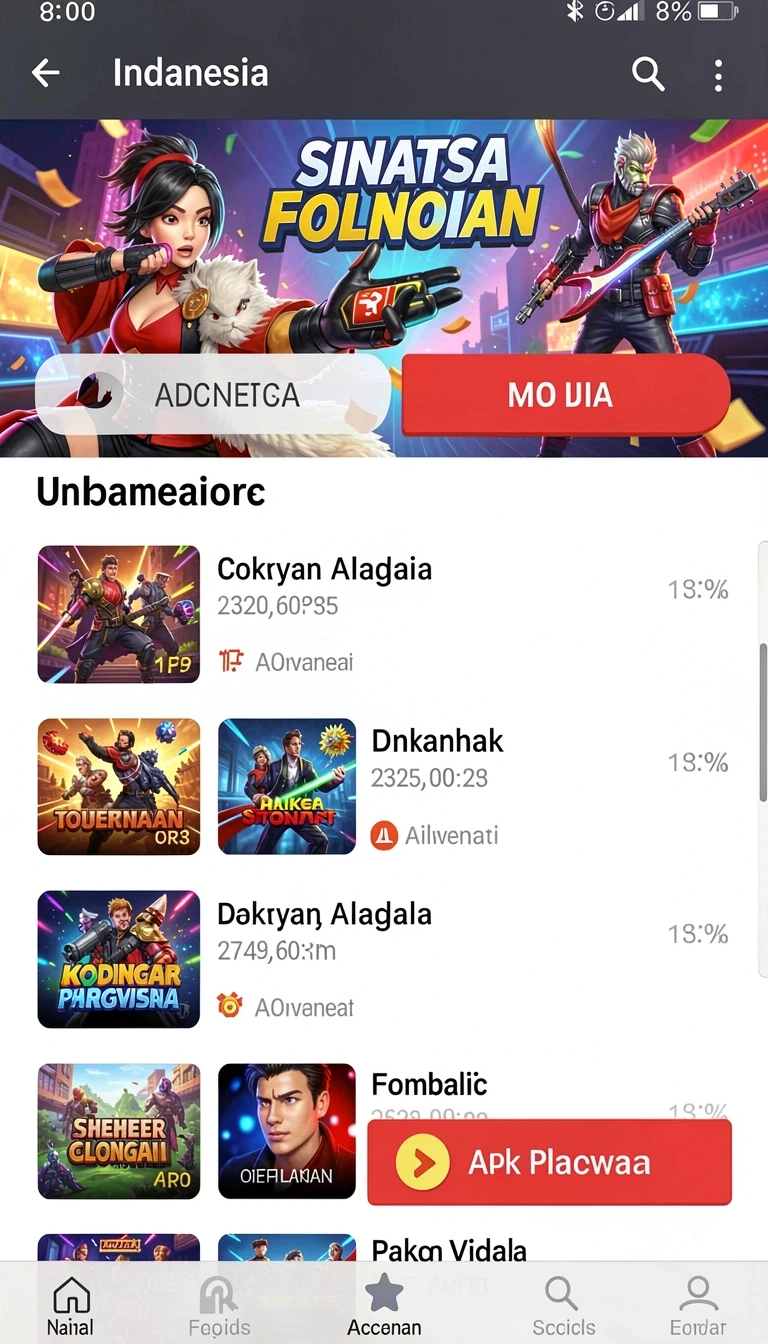 Screenshot green: Aplikasi Game Online Indonesia Terbaru nomor 1